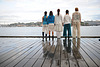 Kvinnor på en brygga @ Strandvägen/STOFF, Stockholm 2012-08-24