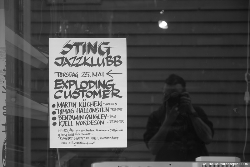 Exploding Customer @ Sting JazzKlubb, Stavanger 2006-05-25 - dsc_1474_gray.jpg - Photo: Heiko Purnhagen 2006